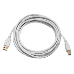 Monoprice 8618 USB cable 177.2" (4.5 m) USB 2.0 USB A USB B White