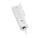 Tripp Lite SPS406HGULTRA surge protector White 4 AC outlet(s) 120 V 72" (1.83 m)