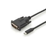 Digitus USB Type-C adapter / converter cable, Type-C to DVI