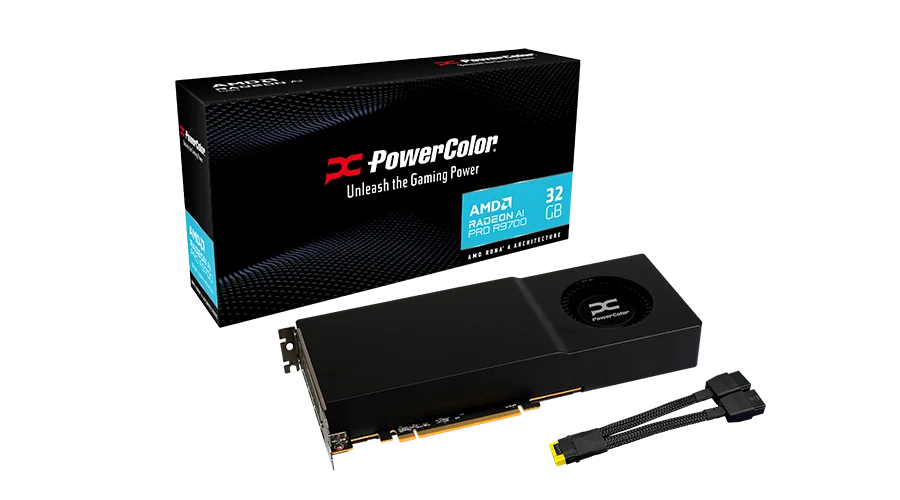 Powercolor Radeon Ai Pro R9700 Amd 32 Gb Gddr6