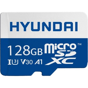 SDC128GU3 HYUNDAI MICROSD 128GB U3 4K RETAIL W/ADAPTER