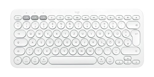 Logitech K380 for Mac Multi-Device Bluetooth keyboard QWERTY English White