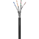 Microconnect KAB028-100 networking cable Black 100 m Cat6 S/FTP (S-STP) Round