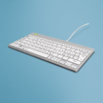 R-Go Tools Compact Break Ergonomic keyboard R-Go , compact keyboard with break software, QWERTY (NORDIC), wired, white