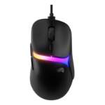 Glorious Gaming - bekabelde gamingmuis Model D3 - Ultralicht 57 g, optische knoppen met klikrate van 130M, 30K DPI BAMF 3.0-sensor, 750 IPS-tracking, 50G-versnelling, ondersteunt elk griptype - Zwart