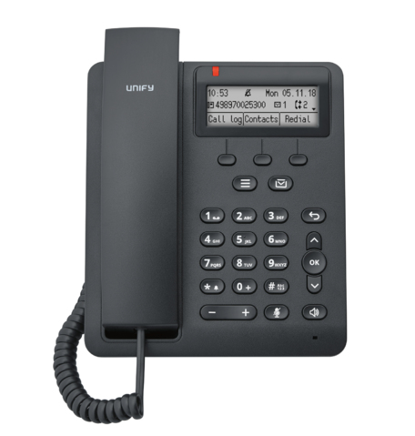 Unify OpenScape Desk Phone CP100 IP phone Black