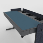 Heckler Design H902-4005 desk pad Linoleum Blue