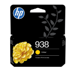 HP HP 938 - 10 ml - yellow - original - Officejet - hang pack - ink cartridge - for Officejet Pro 9110b, 9120e, 9130, 9720E, 9730e