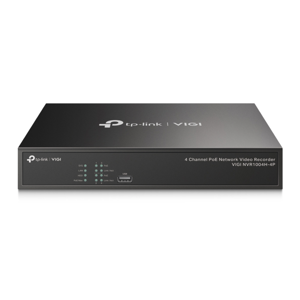 Image of TP-Link VIGI 4 Channel PoE+ Network Video Recorder
