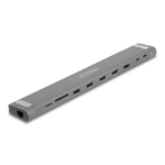 DeLOCK 87895 laptop dock/port replicator Wired USB 3.2 Gen 1 (3.1 Gen 1) Type-C Black, Grey