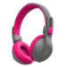 JLab JBuddies Studio 2 Headset Wired & Wireless Head-band Calls/Music USB Type-C Bluetooth Grey, Pink