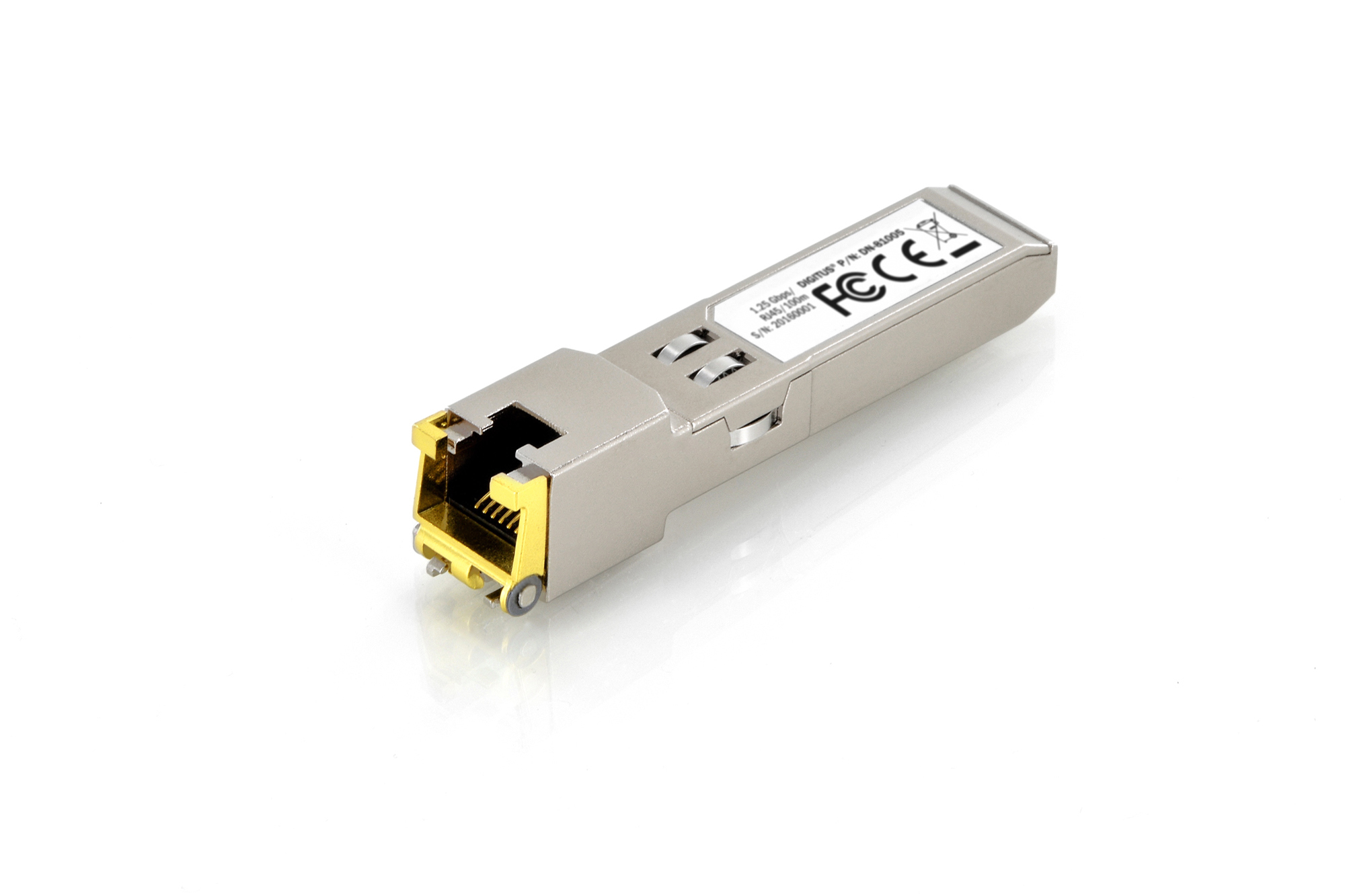 Image of Digitus 1.25 Gbps copper SFP-module, RJ45
