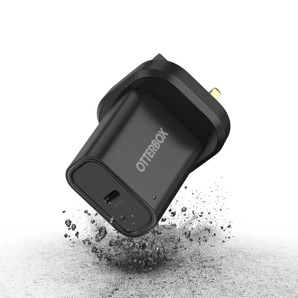 OtterBox Standard UK Wall Charger 20W - 1X USB-C 20W USB-PD Black