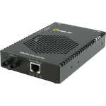 Perle S-1110PP-S2ST10-XT network media converter 1000 Mbit/s 1310 nm Single-mode Black