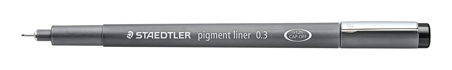 Image of Staedtler Pigment Liner 308 fineliner Fine Black 1 pc(s)