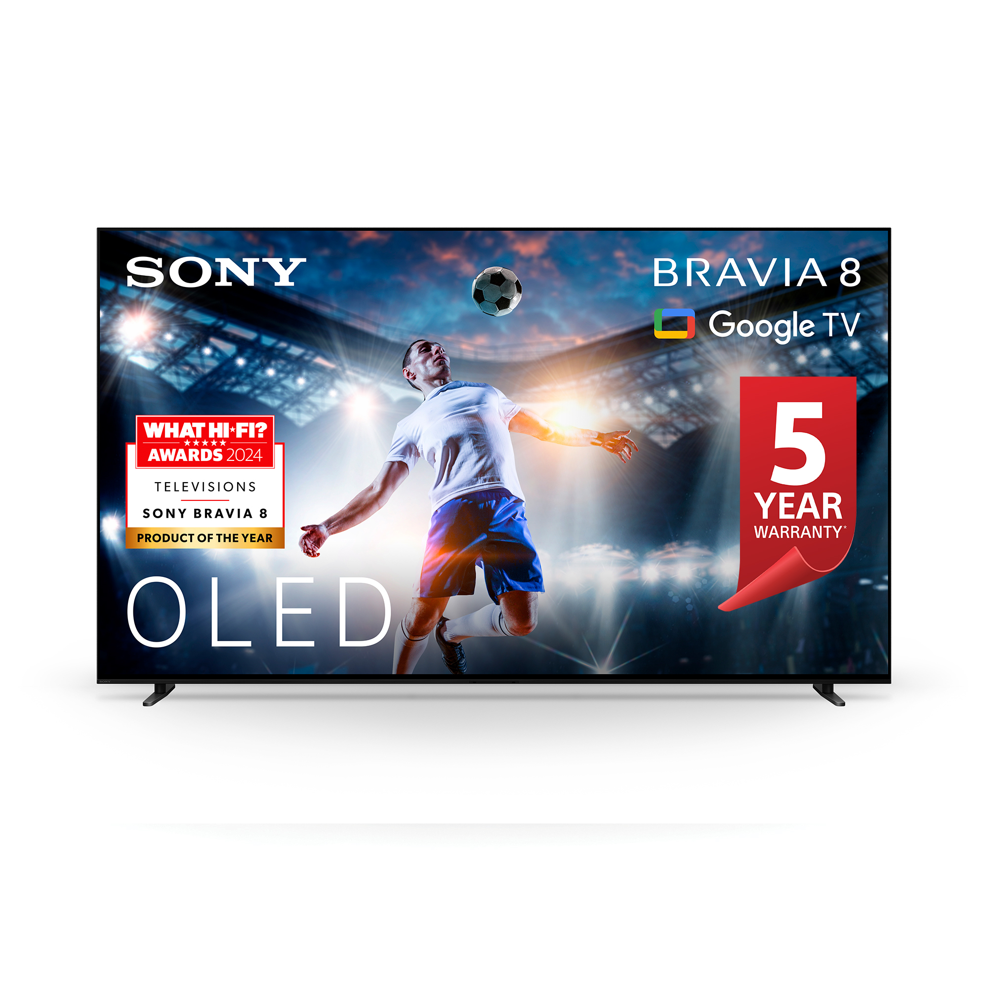 Sony BRAVIA 8 OLED 77 Inch 4K HDR Google Smart TV (2024) | Gaming Feat