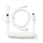 Keychron Coiled Aviator USB cable 1.36 m USB C 2 x USB C White