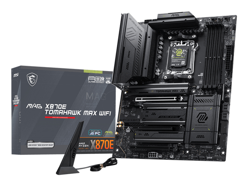 MAG X870E TOMAHAWK MAX WIFI motherboard AMD X870E Socket AM5 ATX