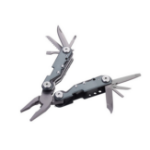 TROIKA TOL42/GY multi tool pliers Keychain 10 tools Grey