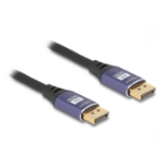 DeLOCK DisplayPort Cable 8K 60 Hz 5 m lila metal