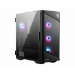 MSI MPG VELOX 100R Mid Tower Gaming Computer Case 'Black, 4x 120mm ARGB Fans, 1-6 ARGB Hub, ARGB light strip, USB Type-C, Tempered Glass, Center, E-ATX, ATX, mATX, mini-ITX'