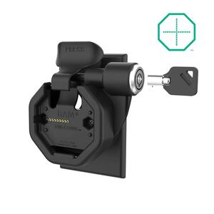 RAM Mounts s GDS Uni-Conn Powered Locking Snap-In Wall Dock with PoE -