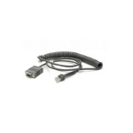 Zebra CBA-RF3-C09ZAR seriële kabel Zwart 2,8 m RS232 DB9
