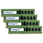 Integral 128GB (4x32GB) SERVER RAM MODULE kit DDR4 2400MHZ PC4-19200 REGISTERED ECC RANK2 1.2V 2GX4 CL17 memory module