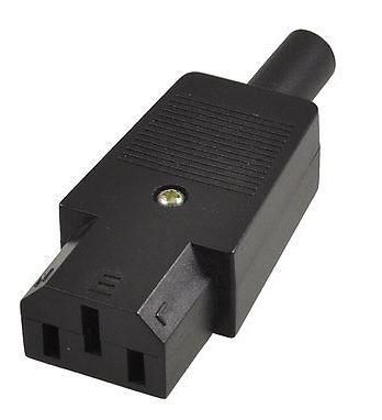 C13PLUG MICROCONNECT IEC Power Adaptor C13 Plug