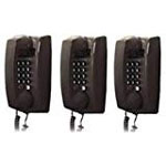 CORTELCO Basic Mini-Wall Telephone, Black