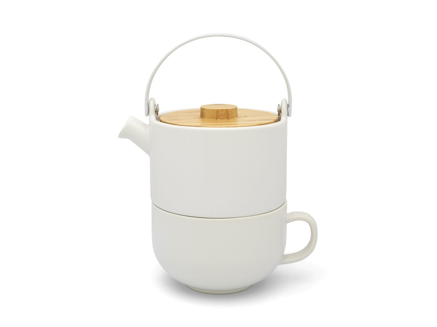 Image of Bredemeijer Bredemeijer Umea - Teapot set - 500 ml - White -...