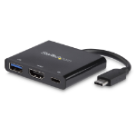 StarTech.com USB-C multiportadapter med HDMI - USB 3.0-port - 60 W PD - Svart