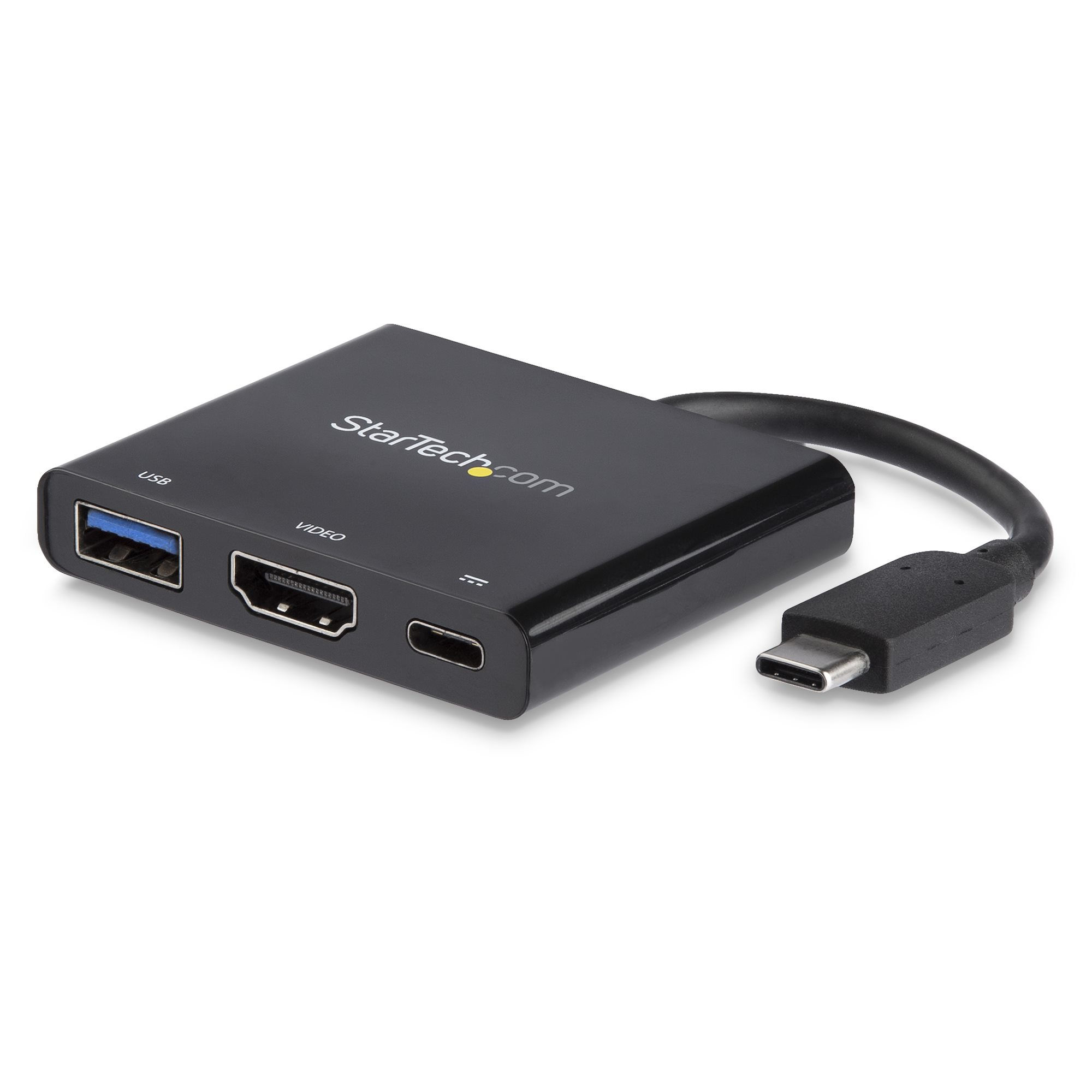 Image of StarTech.com USB-C Multiport Adapter with HDMI - USB 3.0 Port -...