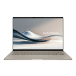 ASUS Zenbook A14 UX3407RA-QD005W laptop Qualcomm Snapdragon X1E-78-100 35.6 cm (14") Full HD 32 GB LPDDR5x-SDRAM 1 TB SSD Windows 11 Pro Beige