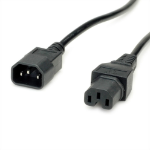 Value 19.99.1123 power cable Black 3 m C14 coupler C15 coupler