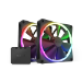 NZXT F140 RGB TWIN Computer case, Processor Fan 14 cm Black 2 pc(s)