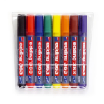 Edding 363 marker 8 pc(s) Chisel tip Black, Blue, Brown, Green, Orange, Purple, Red, Yellow