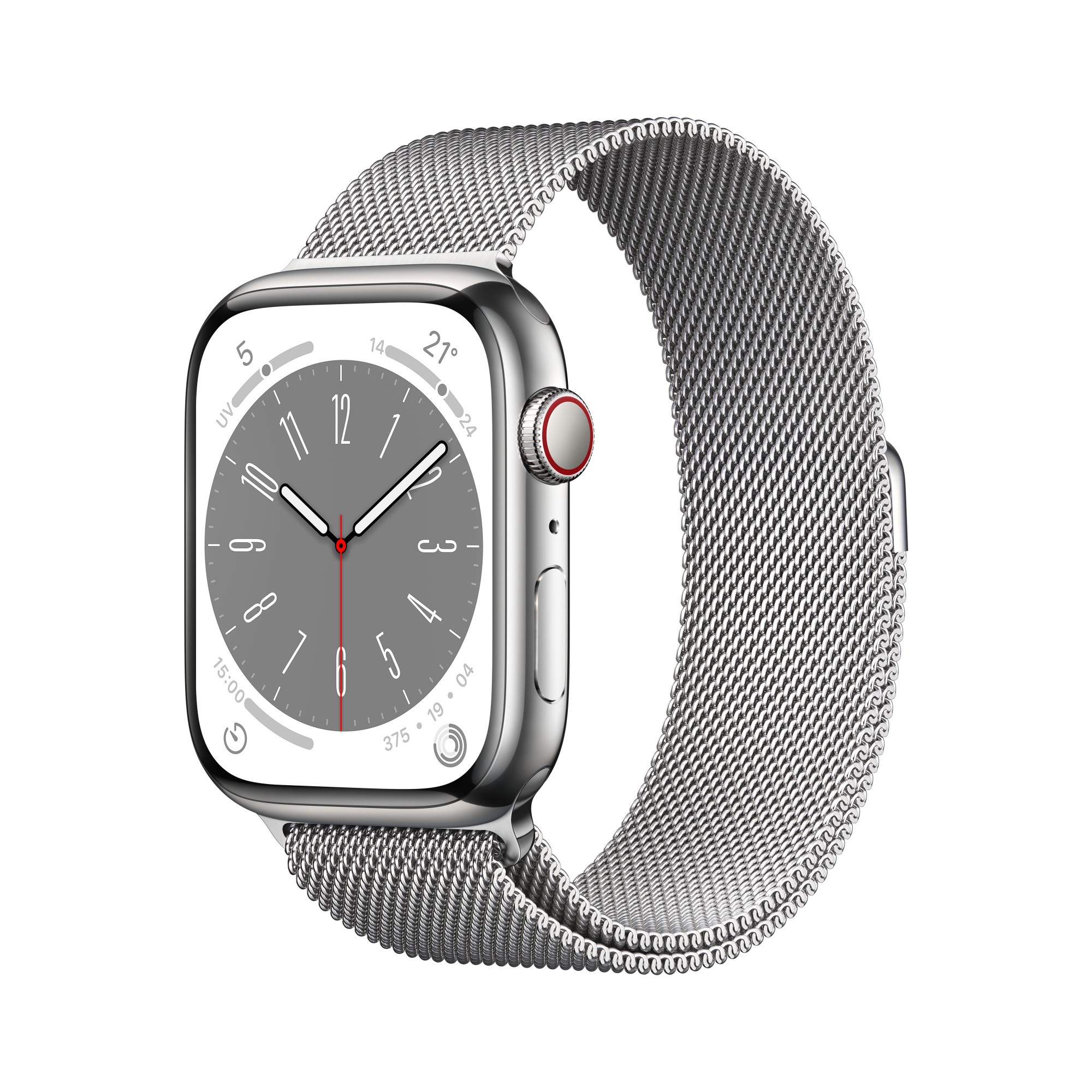 Apple Watch Series 8 OLED 45 mm 4G Silver GPS