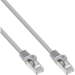 InLine Patch Cable SF/UTP Cat.5e grey 1m