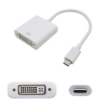 AddOn Networks USB 3.1 (C) - DVI-I (29 pin), 0.2m USB graphics adapter White