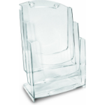 ARDA 70A43 literature rack 3 shelves Transparent