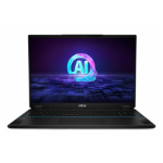 MSI Stealth 18 AI STUDIO A1VGG-001UK Intel Core Ultra 9 185H Laptop 45.7 cm (18") UHD+ 32 GB DDR5-SDRAM 2 TB SSD NVIDIA GeForce RTX 4070 Wi-Fi 7 (802.11be) Windows 11 Pro Black