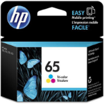 HP NO.65 TRI COLOUR INK N9K01AA 100 PAGES CYAN MAGENTA YELLOW