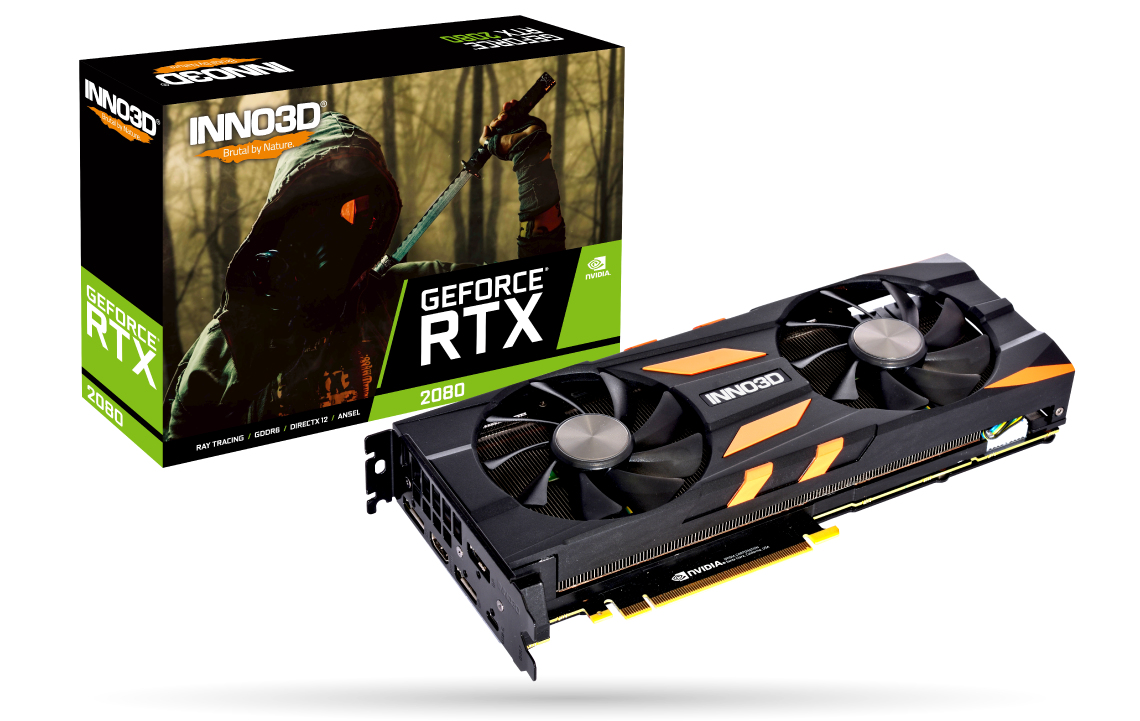 Inno3D N20802-08D6X-1180633 graphics card NVIDIA GeForce RTX 2080 8 GB