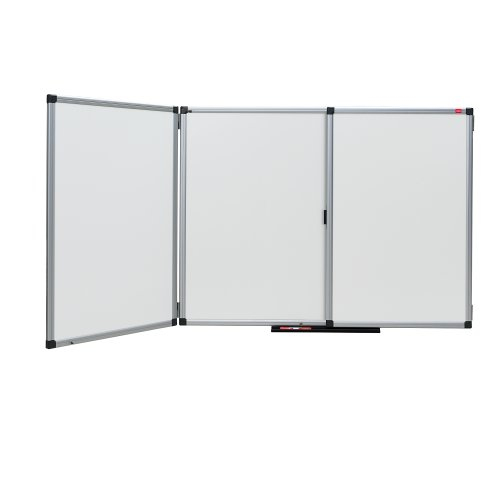 Nobo Steel Folding Confidential Magnetic Whiteboard 1200x900mm 31630514