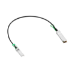 HPE Aruba Networking 50G QSFP56 to SFP56 0.65m DAC Cable InfiniBand och fiberoptisk kabel 0,65 m Svart