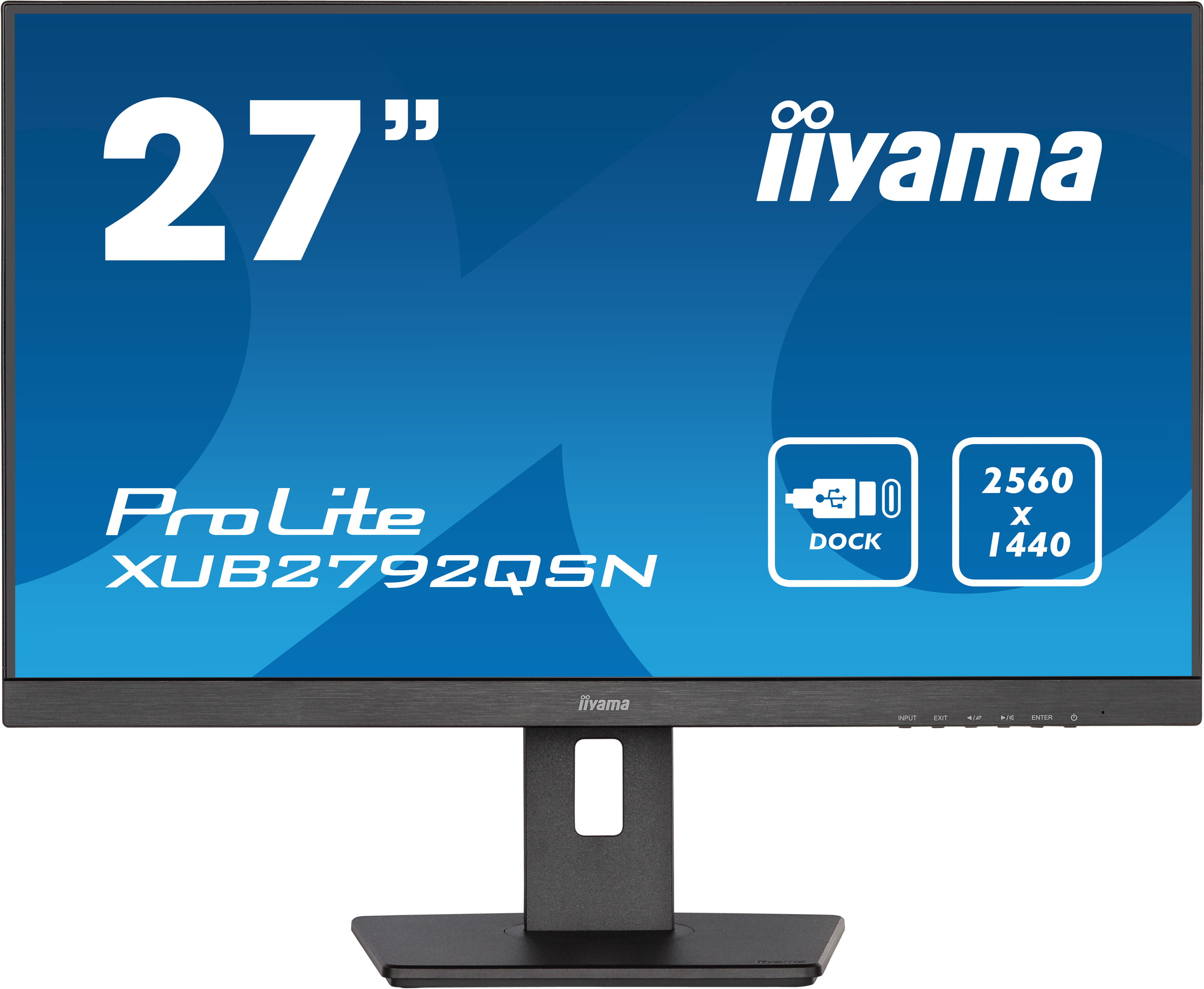 Image of iiyama ProLite computer monitor 68.6 cm (27") 2560 x 1440 pixels...