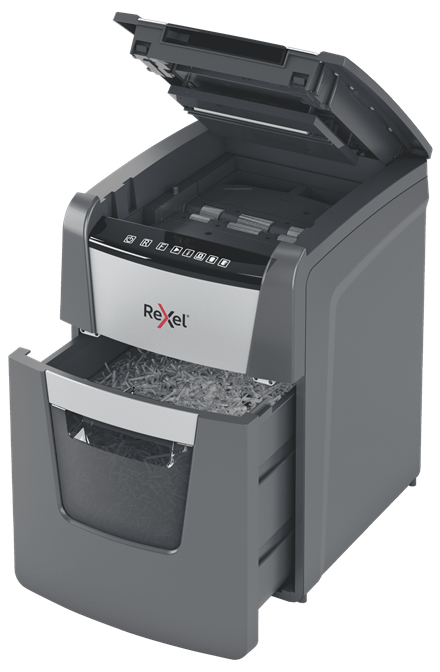 Rexel Optimum AutoFeed+ 100X Automatic Cross Cut Paper Shredder P4