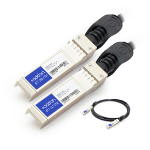 AddOn Networks J9281D-AO InfiniBand/fibre optic cable 39.4" (1 m) SFP+ Black, Gray
