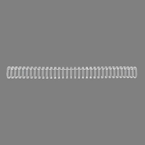 GBC WireBind Binding Wires 3:1 No9 14mm A4 White (100)